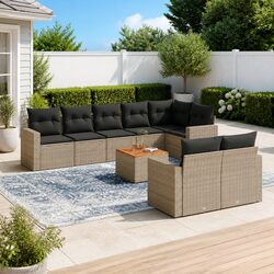 9-Piece Garden Sofa Set: Specifications and Features