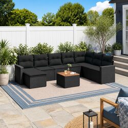 9 Piece Outdoor Sofa Set: Specifications and Features