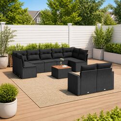 Specifications of 10-Piece Modular Outdoor Sofa Set