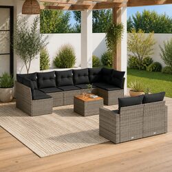 Specifications of Grey 10 Piece Outdoor Furniture Set