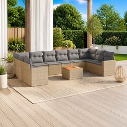 Detailed Specs of an 11 Piece Garden Sofa Set