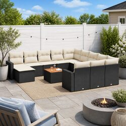 Specifications of 13 Piece Modular Garden Sofa Set