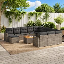 Specifications of Grey 13-Piece Garden Sofa Set