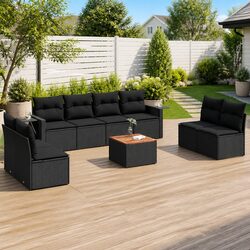 9 Piece Garden Sofa Set Specifications and Features