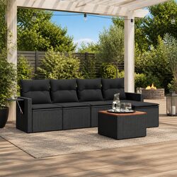 Outdoor Garden Sofa Set - 6 Pieces, Modular Design