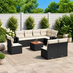 Specifications of 9 Piece Garden Sofa Set with Cushions