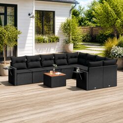 Specifications of 10-Piece Garden Sofa Set with Cushions