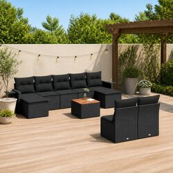 Specifications of 10 Piece Modular Garden Sofa Set