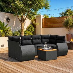 Specifications for 7 Piece Outdoor Sofa Set with Storage