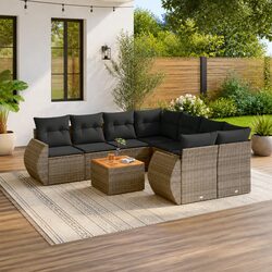 Specifications of the Garden Sofa Set 9 Piece Outdoor Furniture