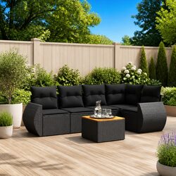 6 Piece Outdoor Sofa Set: Dimensions, Colors, and Materials
