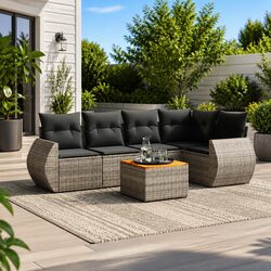 6 Piece Modular Garden Sofa Set: Specs and Features