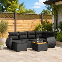 Specifications of 7 Piece Garden Sofa Set with Storage