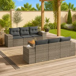 Detailed Specifications for 7 Piece Garden Sofa Set