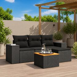 5 Piece Garden Sofa Set: Dimensions and Details