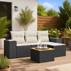 Specifications for 5 Piece Garden Sofa Set with Storage