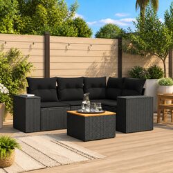 5 Piece Garden Sofa Set: Dimensions and Features