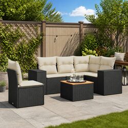 Specifications of 6 Piece Outdoor Sofa Set with Storage