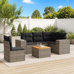 Specifications of 6-Piece Garden Sofa Set with Storage
