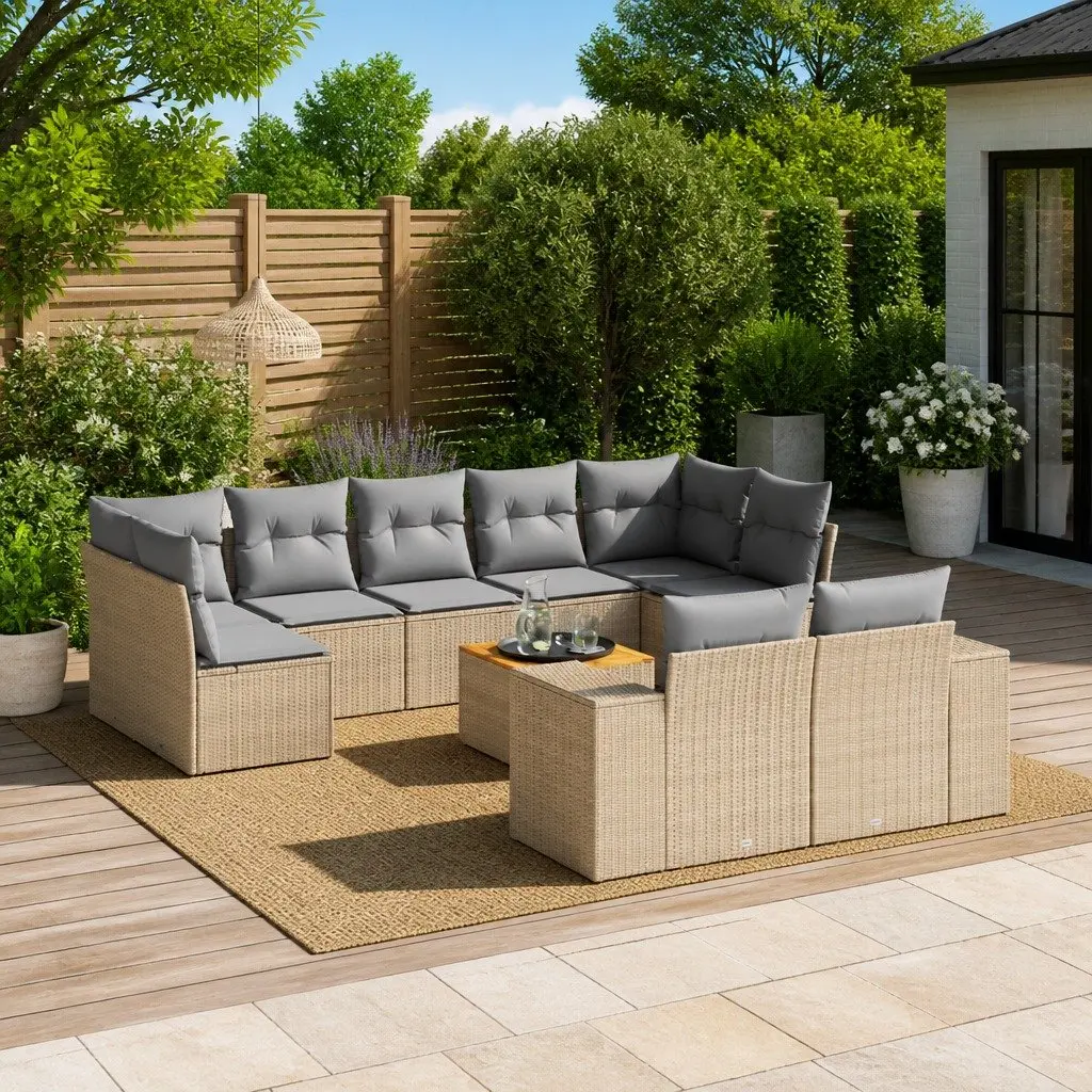 10-Piece Modular Outdoor Sofa Set