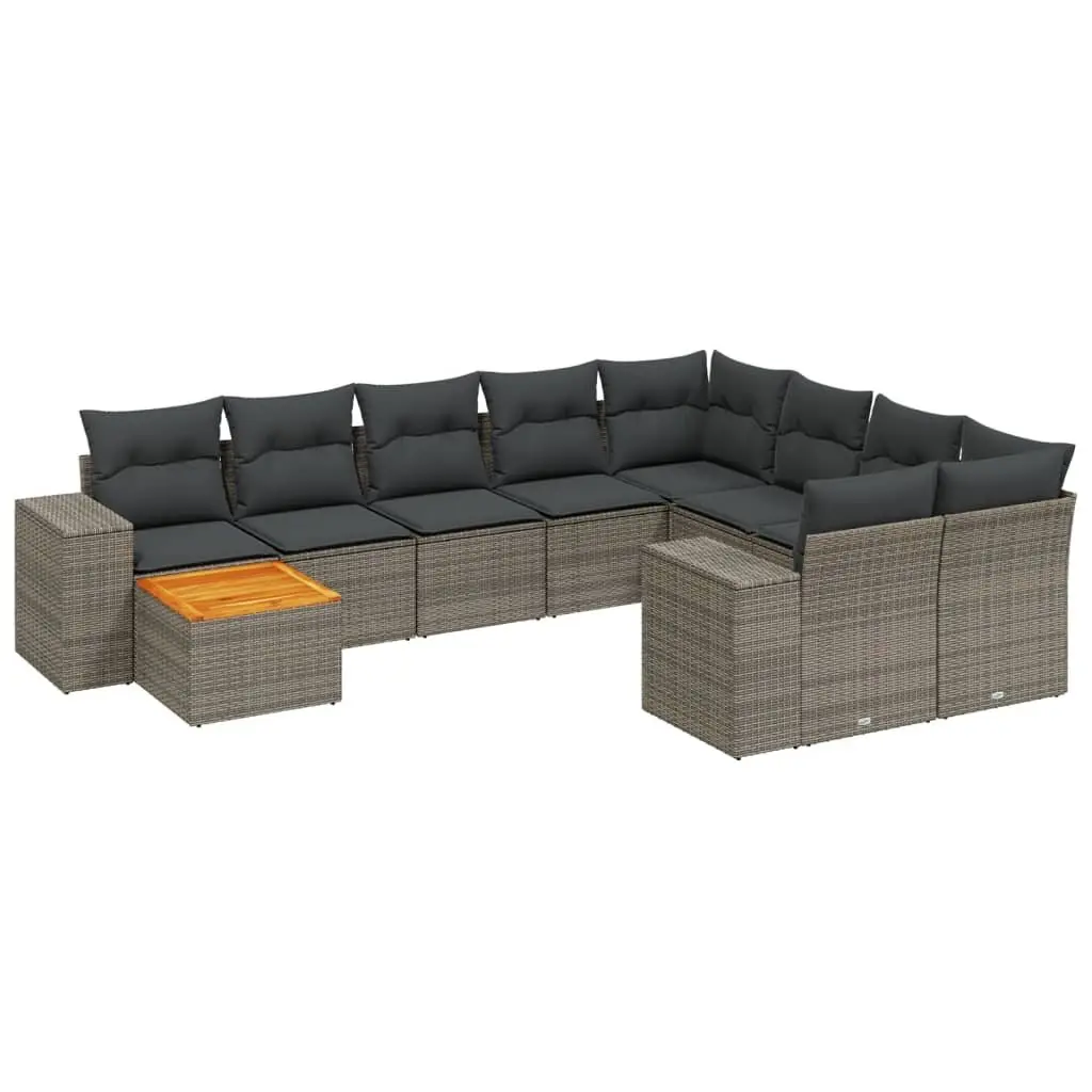 11 Piece Modular Outdoor Sofa Set