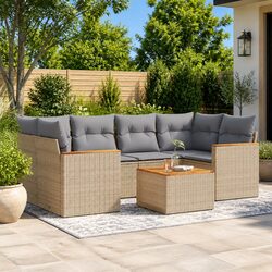 Specifications for 7 Piece Outdoor Garden Sofa Set