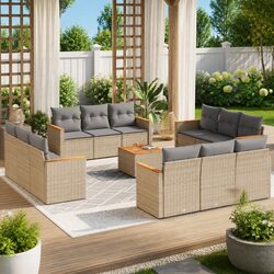 Detailed Specifications for 13 Piece Garden Sofa Set