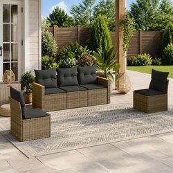 Specifications of 5 Piece Modular Garden Sofa Set