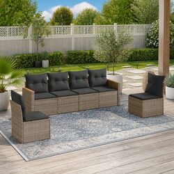 6 Piece Modular Garden Sofa Set Specifications and Details