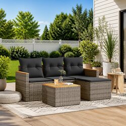 5 Piece Outdoor Patio Sofa Set - Dimensions and Features