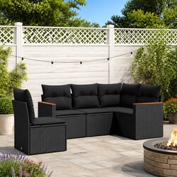 Specifications of 5 Piece Garden Sofa Set with Storage