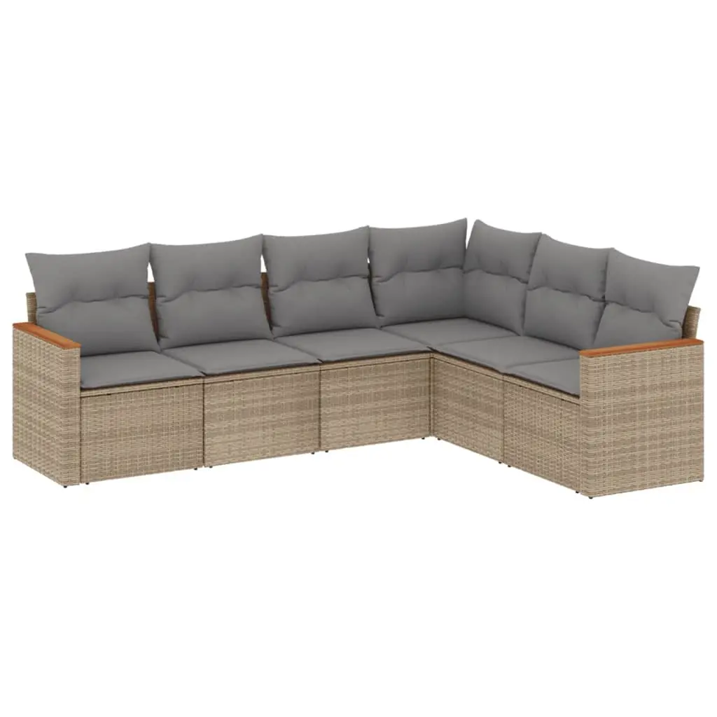 6-Piece Modular Garden Sofa Set