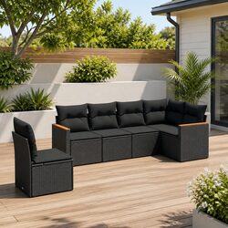 Specifications of the Garden Sofa Set: 6 Piece Modular Design