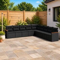 Specifications of 9-Piece Modular Garden Sofa Set