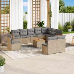 Specifications of 11-Piece Garden Sofa Set