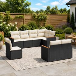 Specifications of 8-Piece Modular Garden Sofa Set
