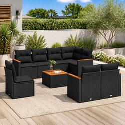 9-Piece Garden Sofa Set - Dimensions, Materials, and More