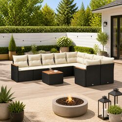 10 Piece Garden Sofa Set Specifications: Durable and Modular