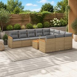 11-Piece Outdoor Sofa Set: Dimensions and Material Details