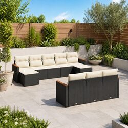 Garden Sofa Set: 10-Piece Modular Outdoor Furniture