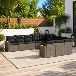 Specifications of the 11-Piece Grey Garden Sofa Set