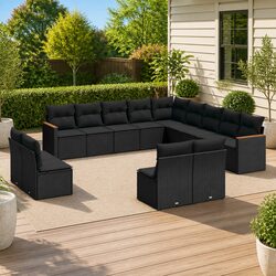 Specifications of 13 Piece Modular Garden Sofa Set