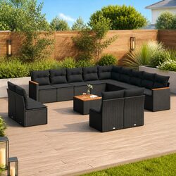 14 Piece Modular Garden Sofa Set: Specifications and Features