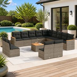 Specifications of the 14-Piece Garden Sofa Set