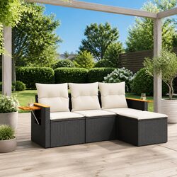 4-Piece Garden Sofa Set: Dimensions, Features, and More
