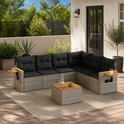 Specifications of the 7-Piece Modular Garden Sofa Set