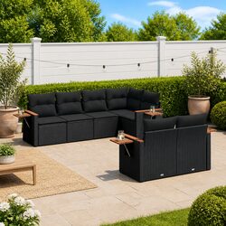 Specifications of 7 Piece Outdoor Sofa Set with Cushions