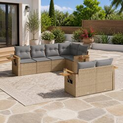 Technical Specifications of 7 Piece Grey Garden Sofa Set
