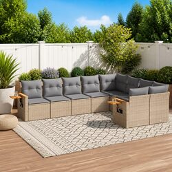 9-Piece Garden Sofa Set Dimensions and Features