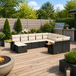 Outdoor 10-Piece Modular Sofa Set Specifications and Features